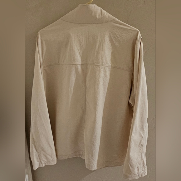 LIVI by Lane Bryant Women's Jacket Full Zip Pockets Lightweight Cream/Ivory 4X - Picture 2 of 10